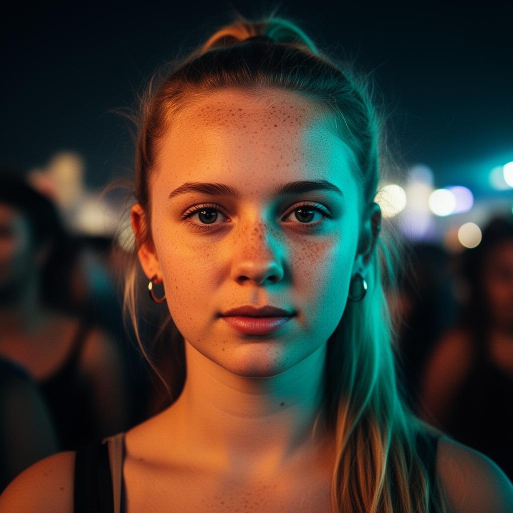 Fan portrait