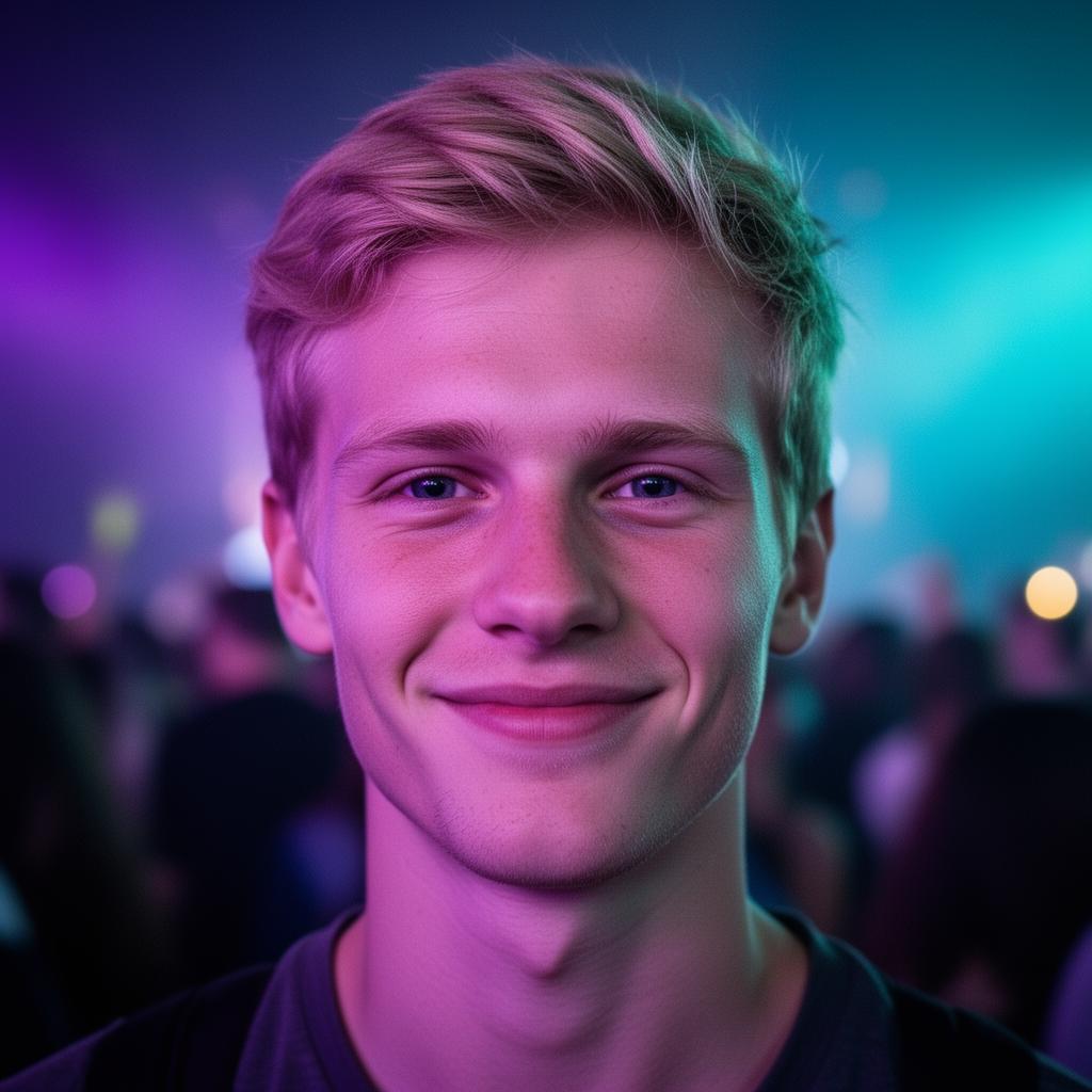 Fan portrait