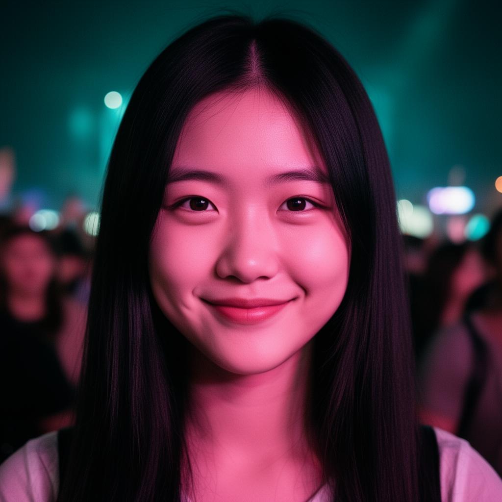Fan portrait